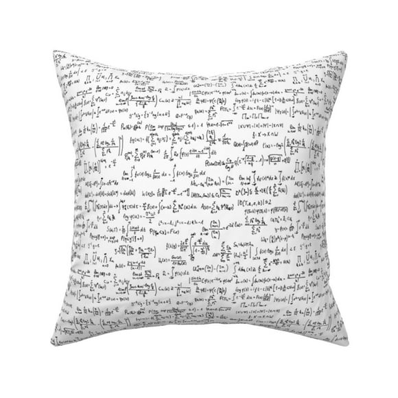 White and Black Hand Written Math Text and Equations Geometrical Shapes Print Ambesonne Mathematics Room Throw Pillow Cushion Cover 16 X 16 Decorative Square Accent Pillow Case White and Black Hand Written Math Text and Equations Geometrical Shapes Print Ambesonne Mathematics Room Throw Pillow Cushion Cover 16 X 16 Decorative Square Accent Pillow Case